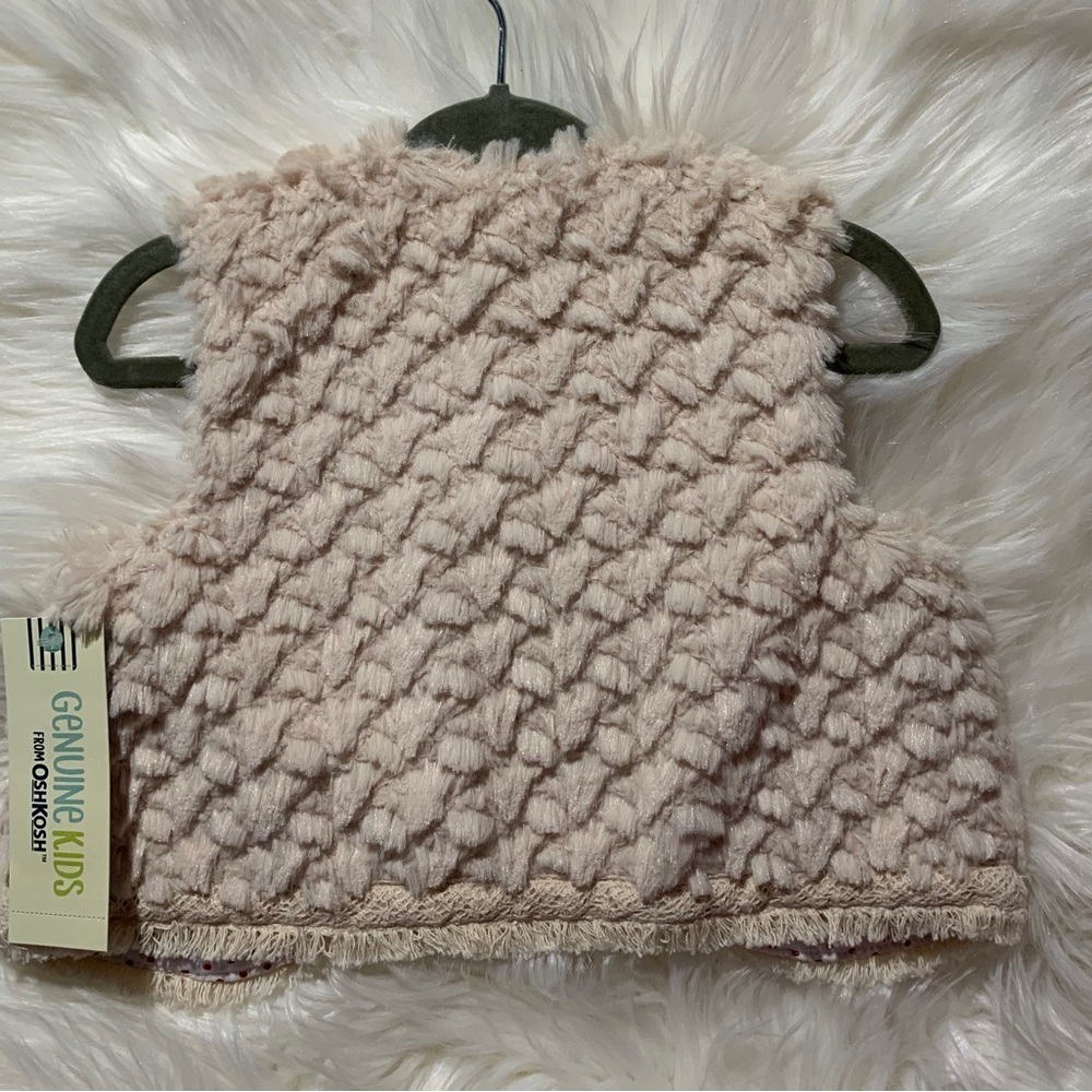 Genuine Kids by Oshkosh - Girl vest (Size 12m-18m) NWT - Picture 2 of 2